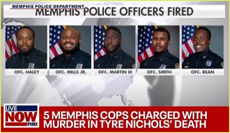 Tyre Nichols death: Five Memphis officers charged with murder